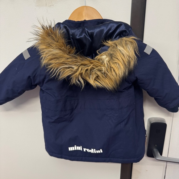 Mini Rodini Navy Winter Coat (12-18 months) - Picture 5 of 6